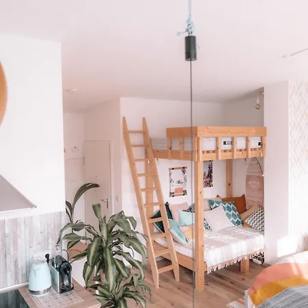 아파트 The Kalifornia I Stilvoll Mit Urlaubsfeeling I Dachterrasse I Klima *