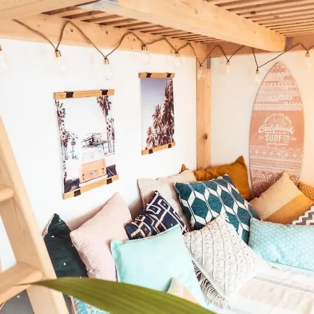 Lägenhet The Kalifornia I Stilvoll Mit Urlaubsfeeling I Dachterrasse I Klima