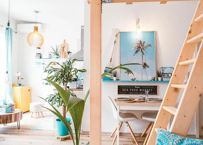 The Kalifornia I Stilvoll Mit Urlaubsfeeling I Dachterrasse I Klima