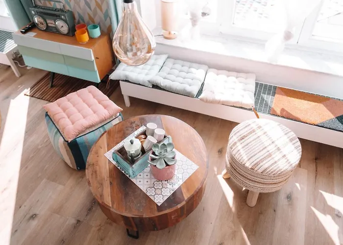 Apartman The Kalifornia I Stilvoll Mit Urlaubsfeeling I Dachterrasse I Klima